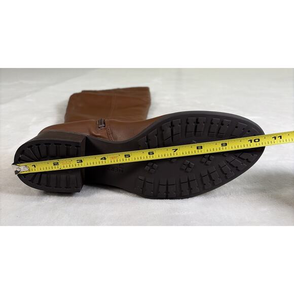 NWOT Naturalizer Denny Over-The-Knee Womens 9.5M Brown Leather Boot Bnfts Chrty - Picture 15 of 16